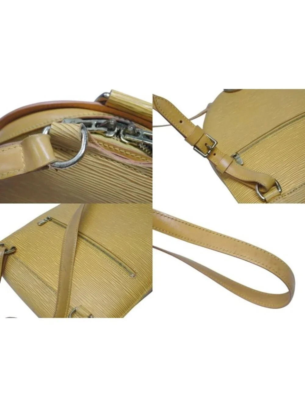 Louis Vuitton Epi Mabillon Backpack Tassili Yellow